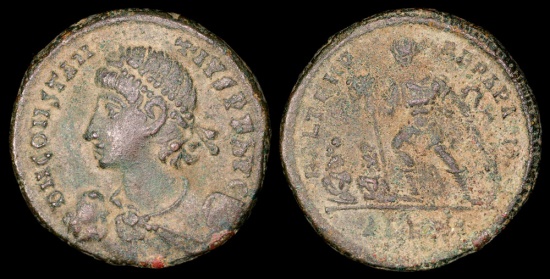 Ancient Coins - Constantius II Centenionalis - FEL TEMP REPARATIO - Alexandria Mint