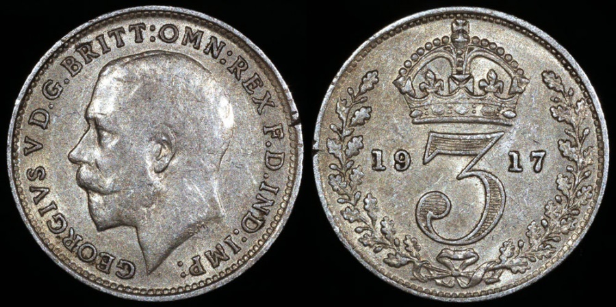 1917 Year UK Threepences for sale | eBay