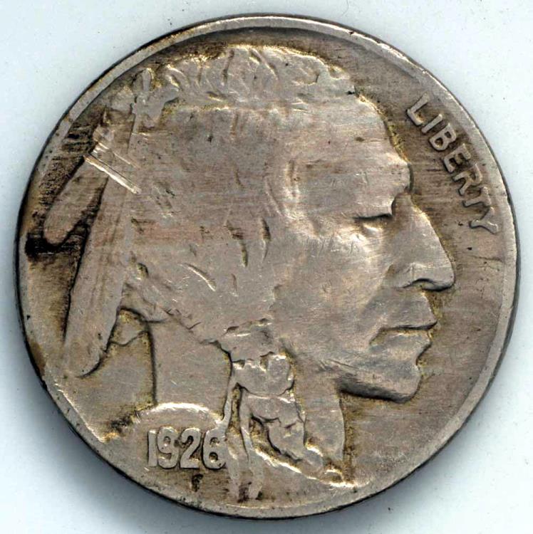 1926 P Indian Head Buffalo Nickel 5 Cents 1926-p-indian-head-buffalo-nickel-5-cents