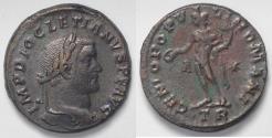 Ancient Coins - Diocletian Follis - GENIO POPVLI ROMANI - Trier Mint