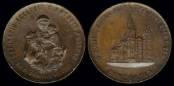 World Coins - 1899 Argentina – Dedication of Saint Anthony Church