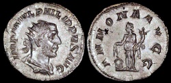 Ancient Coins - Philip I Antoninianus - LIBERALITAS AVG II - Rome Mint