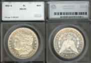 Us Coins - 1882s Morgan Dollar SEGS MS63-PL