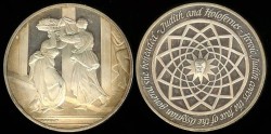 World Coins - 1975 Italy – Judith and Holofernes by Guerrino Mattia Monassi for the Franklin Mint - Proof Silver (Only 19,412 Pieces Were Struck)