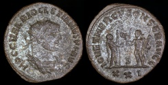 Ancient Coins - Diocletian Antoninianus - IOV ET HERCV CONSER AVGG - Antioch Mint 