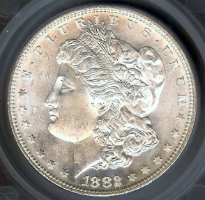 US Coins - 1882s Morgan Dollar SEGS MS64