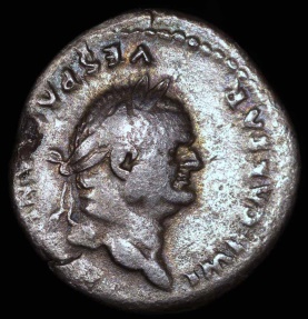 Ancient Coins - Vespasian Denarius - COS VII - Rome Mint