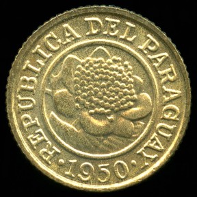 World Coins - 1950 Paraguay 1 Centimo BU