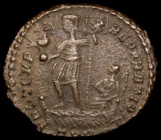 Ancient Coins - Constantius II Ae Follis - FEL TEMP REPARATIO - Trier Mint 