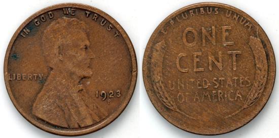 1923 S Lincoln Cent | Small Cents