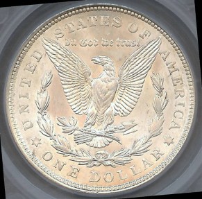 US Coins - 1921 Morgan Dollar SEGS MS62