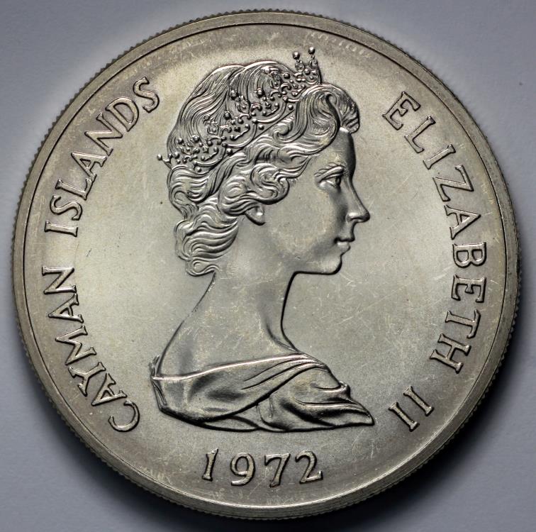 1972 Cayman Islands 25 Dollars - Elizabeth II - Elizabeth II