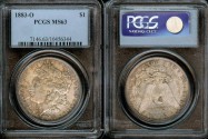 Us Coins - 1883o Morgan Dollar PCGS MS63