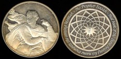 World Coins - 1975 Italy – The Prophet Isaiah by Guerrino Mattia Monassi for the Franklin Mint - Proof Silver (Only 19,412 Pieces Were Struck)