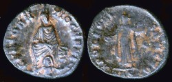 Ancient Coins - Maximinus II Ae4 - Anonymous Pagan Commemorative - Aquileia Mint
