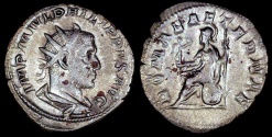 Ancient Coins - Philip I Antoninianus - ROMAE AETERNAE - Rome Mint