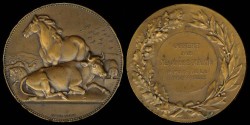 World Coins - 1902 France – Agricultural Award Medal 