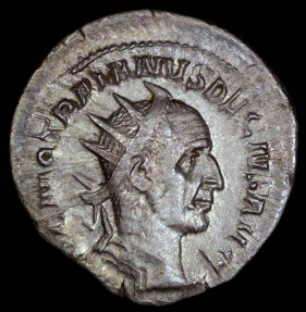 Ancient Coins - Trajan Decius Antoninianus - ADVENTVS AVG - Rome Mint