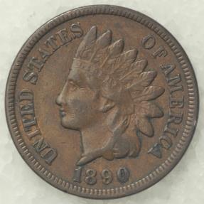 1890 Indian Head Cent - XF | Small Cents