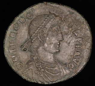 Ancient Coins - Theodosius I Ae2 - REPARATIO REIPVB - Siscia Mint