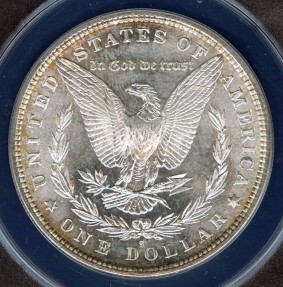 US Coins - 1880/79s Morgan Dollar - VAM 8 ANACS MS63