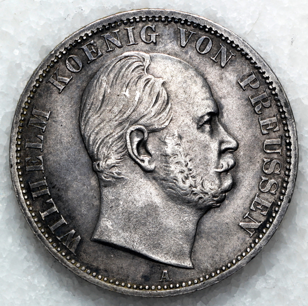 1871 A Germany 1 Thaler - Prussia - Wilhelm I - Victory over