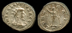 Ancient Coins - Claudius II Antoninianus - CONSER AVG - Antioch Mint 