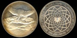 World Coins - 1975 Italy – Tityus by Guerrino Mattia Monassi for the Franklin Mint - Proof Silver (Only 19,412 Pieces Were Struck)