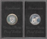 Us Coins - 1972-S Eisenhower Dollar Proof (Brown pack - 40% Silver)