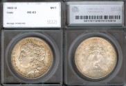 Us Coins - 1902o Morgan Dollar SEGS MS63