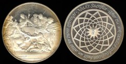 World Coins - 1975 Italy – Noah’s Sacrifice by Guerrino Mattia Monassi for the Franklin Mint - Proof Silver (Only 19,412 Pieces Were Struck)
