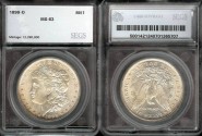 Us Coins - 1899o Morgan Dollar SEGS MS63