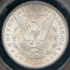 US Coins - 1883 Morgan Dollar ANACS MS62