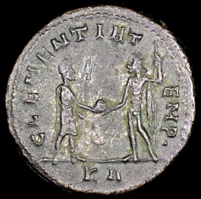 Ancient Coins - Probus Antoninianus - CLEMENTIA TEMP - Tripoli Mint