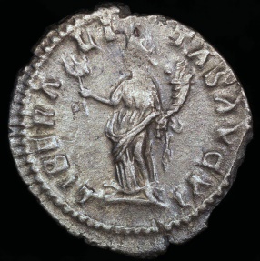 Ancient Coins - Septimius Severus Denarius - LIBERALITAS AVG VI - Rome Mint