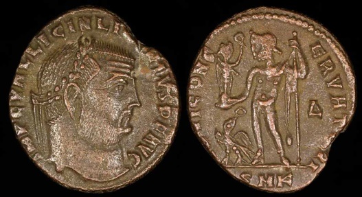 Ancient Coins - Licinius I Follis - IOVI CONSERVATORI - Cyzicus Mint