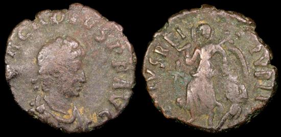 Ancient Coins - Arcadius 1/2 Centenionalis - SALVS REIPVBLICAE - Rome Mint 