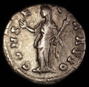 Ancient Coins - Faustina I Denarius - CONSECRATIO - Rome Mint 
