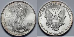 Us Coins - 1993 P American Silver Eagle - BU (1 Full Ounce of Silver)