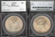 Us Coins - 1897 Morgan Dollar - VAM 6a (Top 100) - SEGS MS63