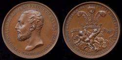 World Coins - 1872  Great Britain - Prince of Wales, National Thanksgiving 1872 by W. J. Taylor