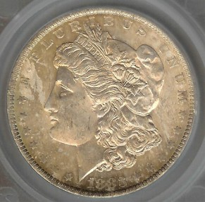 US Coins - 1883o Morgan Dollar - VAM 36A (Hot 50) - SEGS MS62