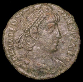 Ancient Coins - Valentinian I Ae3 - GLORIA ROMANORVM - Cyzicus Mint