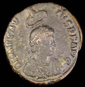 Ancient Coins - Arcadius Ae4 - GLORIA ROMANORVM - Antioch Mint 