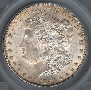 US Coins - 1889 Morgan Dollar - VAM 3 - SEGS MS61