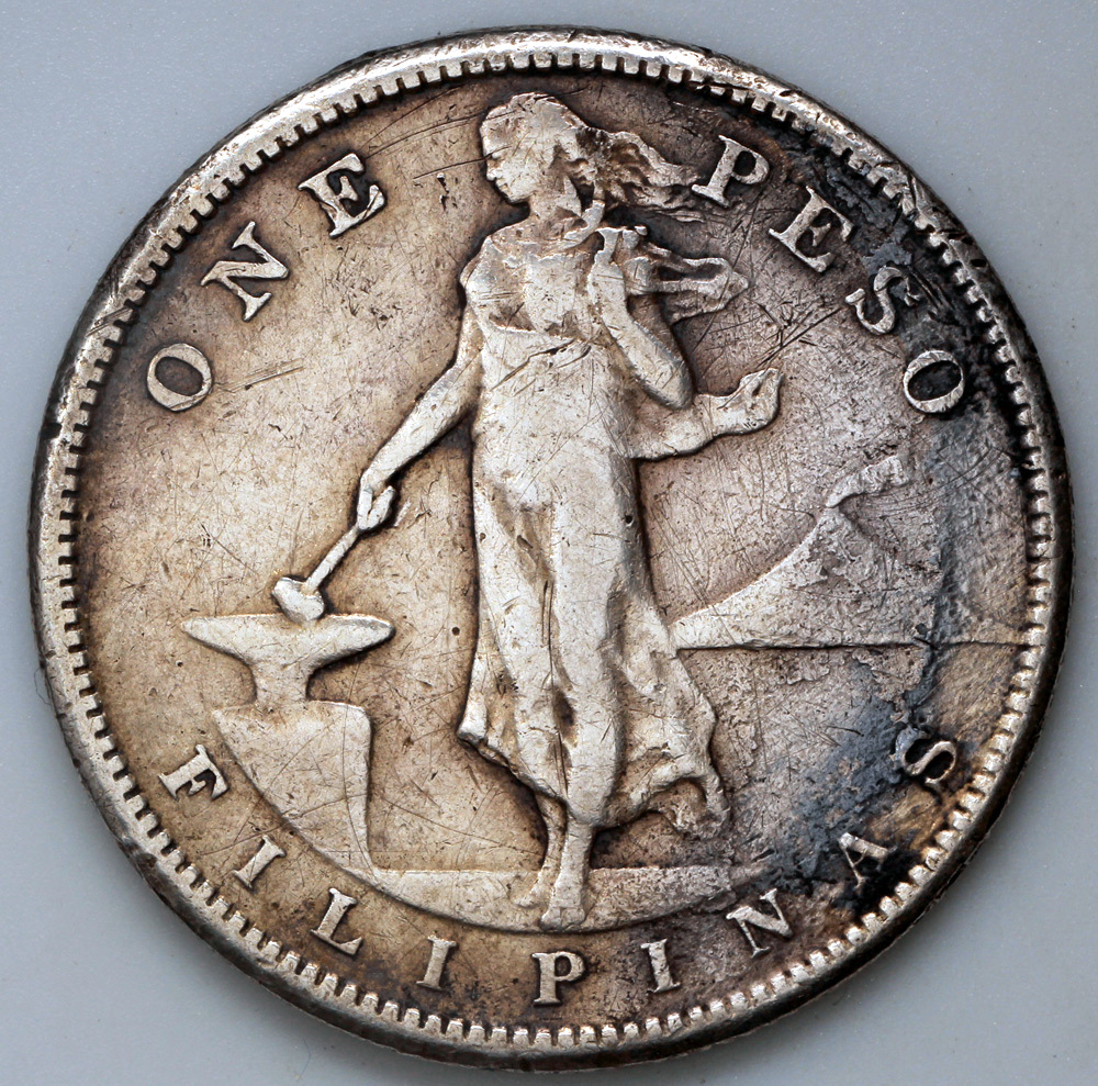 M*n様 11713 1910-S Peso アメリカ領フィリピン1ペソ銀貨女性 M*n様 11713 1910-S Peso アメリカ領フィリピン1ペソ銀貨女性 US