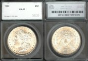 Us Coins - 1900 Morgan Dollar SEGS MS62