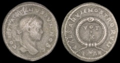 Ancient Coins - Constantine II Ae 3 - CAESARVM NOSTRORVM - 