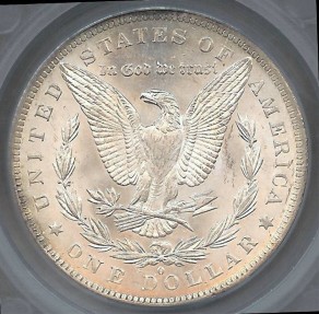 US Coins - 1884o Morgan Dollar SEGS MS62