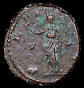 Ancient Coins - Victorinus Antoninianus - PAX AVG - Cologne Mint